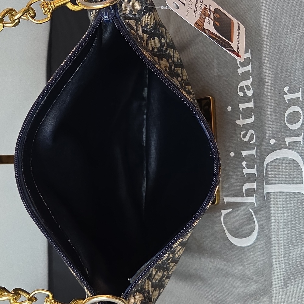 Dior Vintgae 1970s Trotter shoulder bag Rare Iconic style not often seen - Picture 9 of 17
